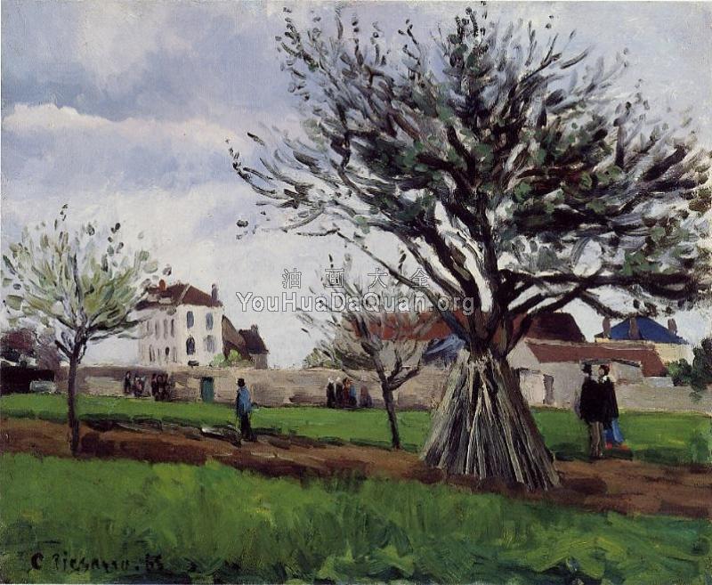 Apple Trees at Pontoise, The Home of Pere Gallien - 卡米耶·毕沙罗